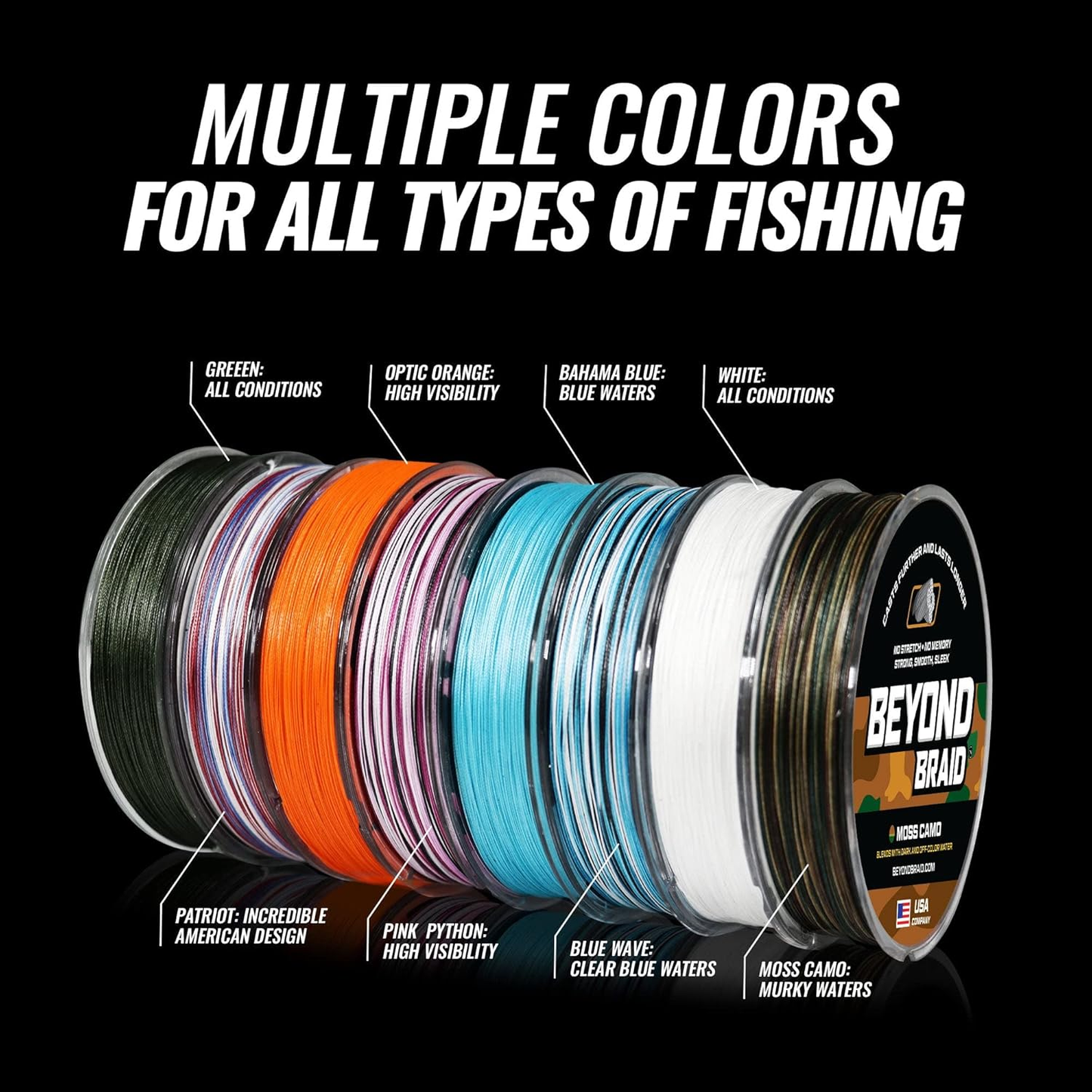 Beyond Braid 8 Strand Braided Fishing Line